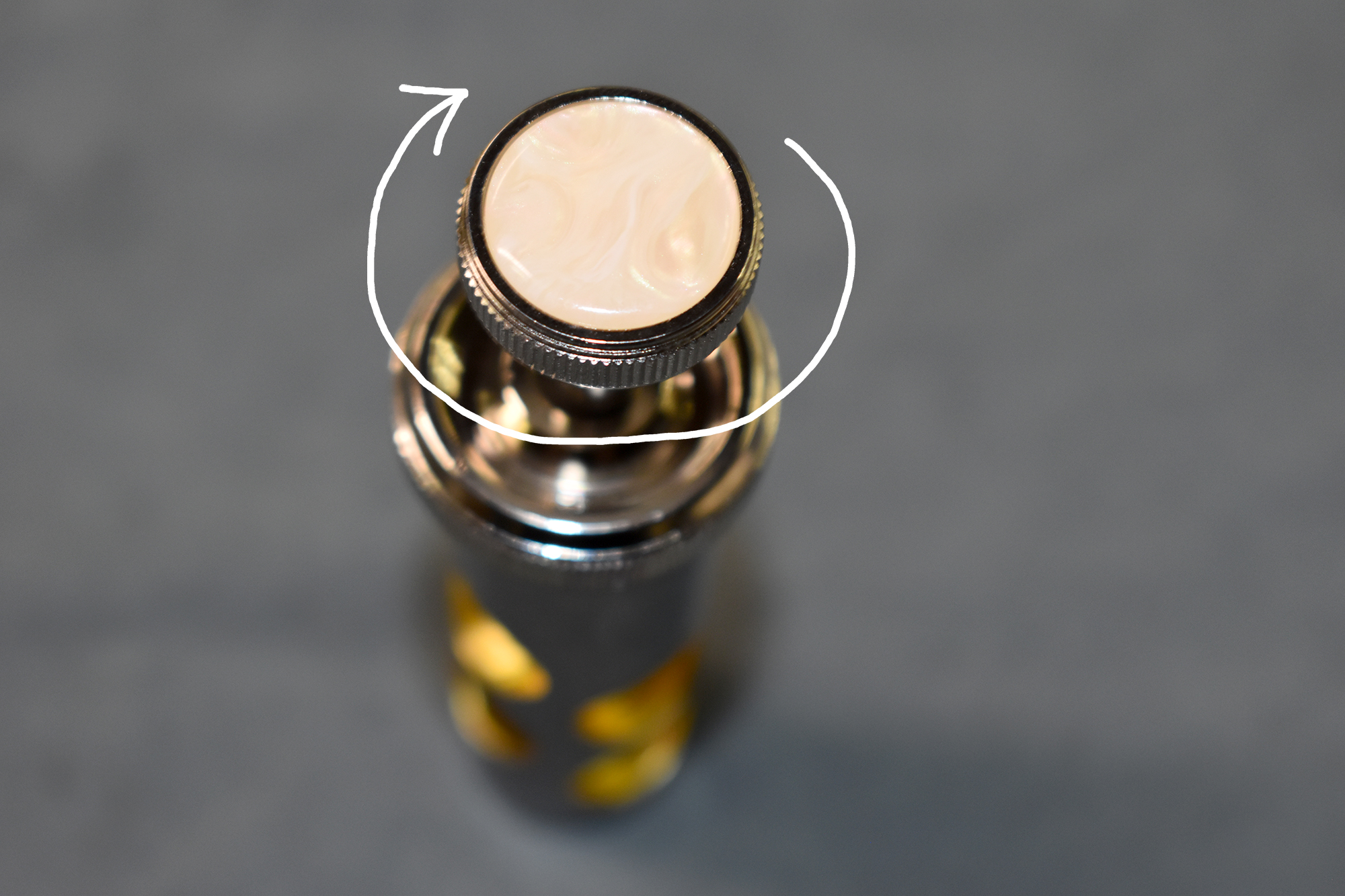 Pumpventil mit Drücker